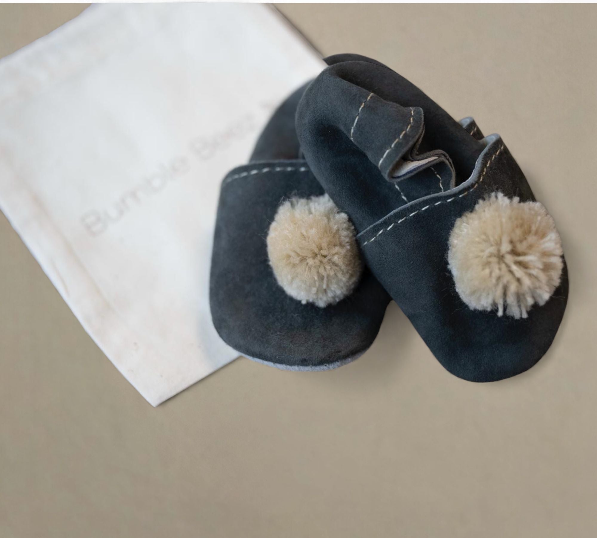 Pom Pom Baby Slippers