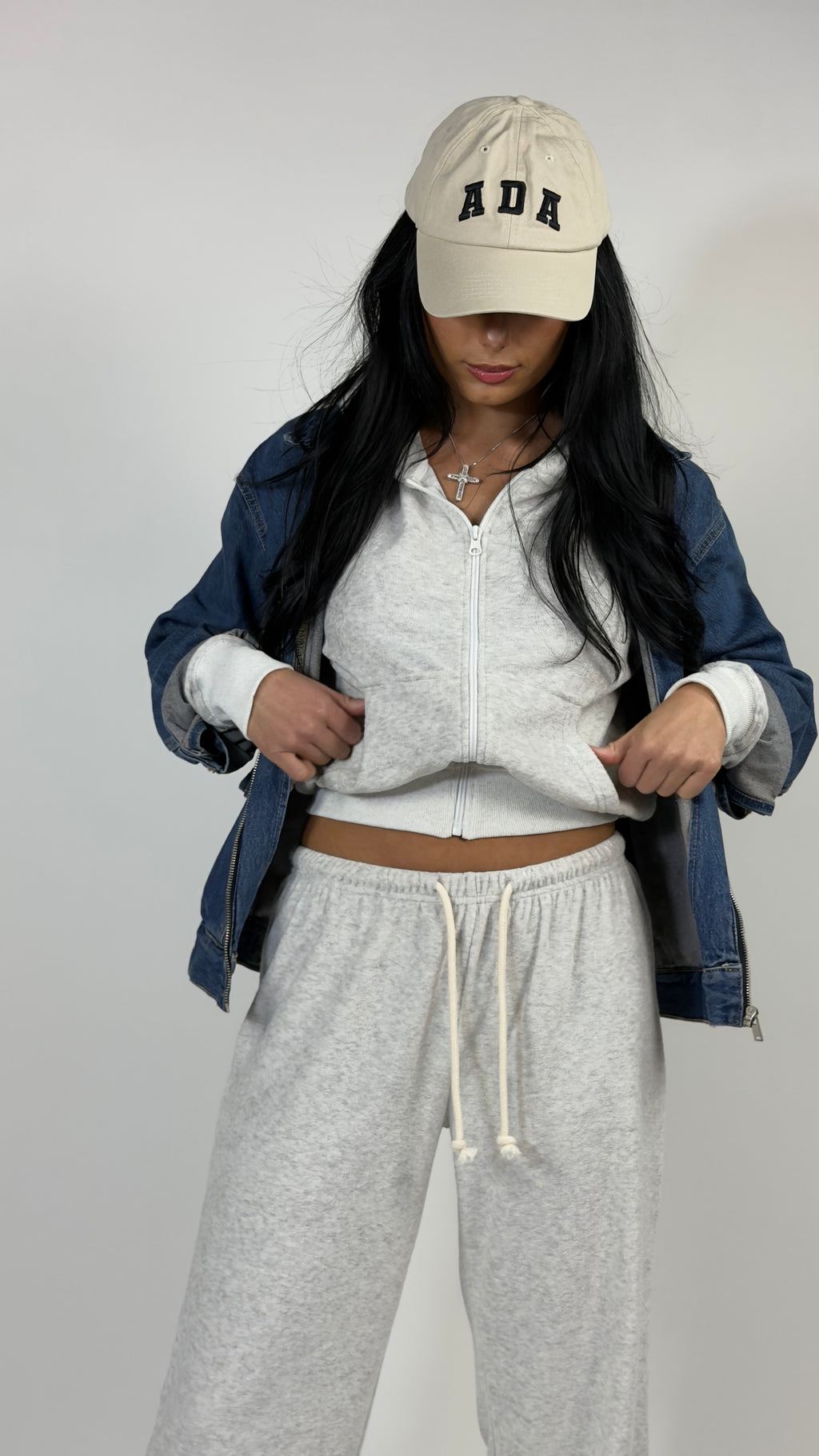 Towelling Tracksuit - Cloud