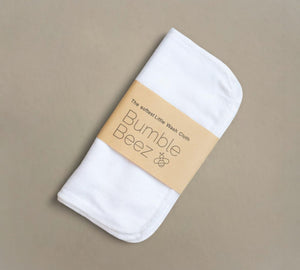 The Cloud Soft Wash Cloths pack of 3 white 100% cotton baby washcloths soft gentle cleansing reusable
