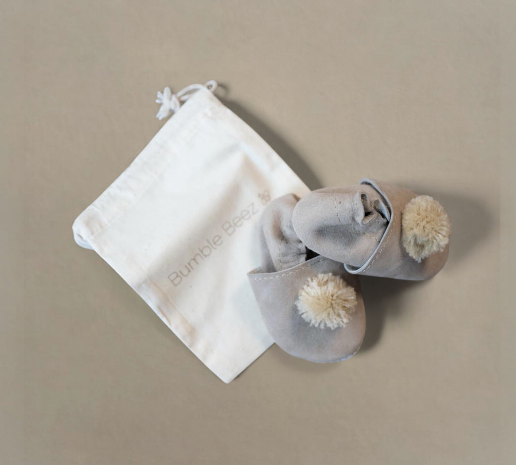 Pom Pom Baby Slippers