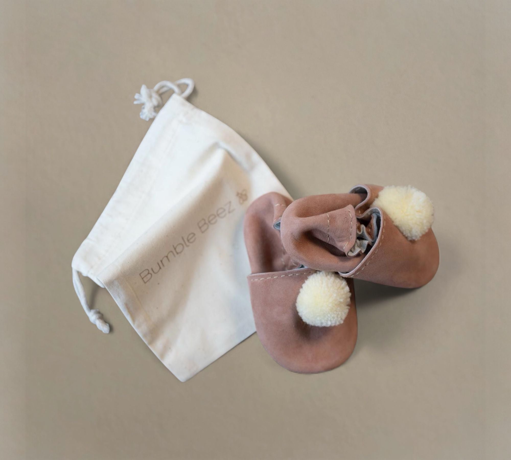 Pom Pom Baby Slippers