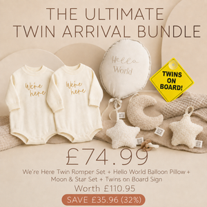 The Ultimate Twin Arrival Bundle baby essentials set