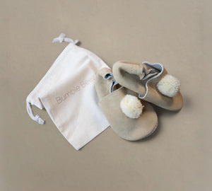 Pom Pom Baby Slippers