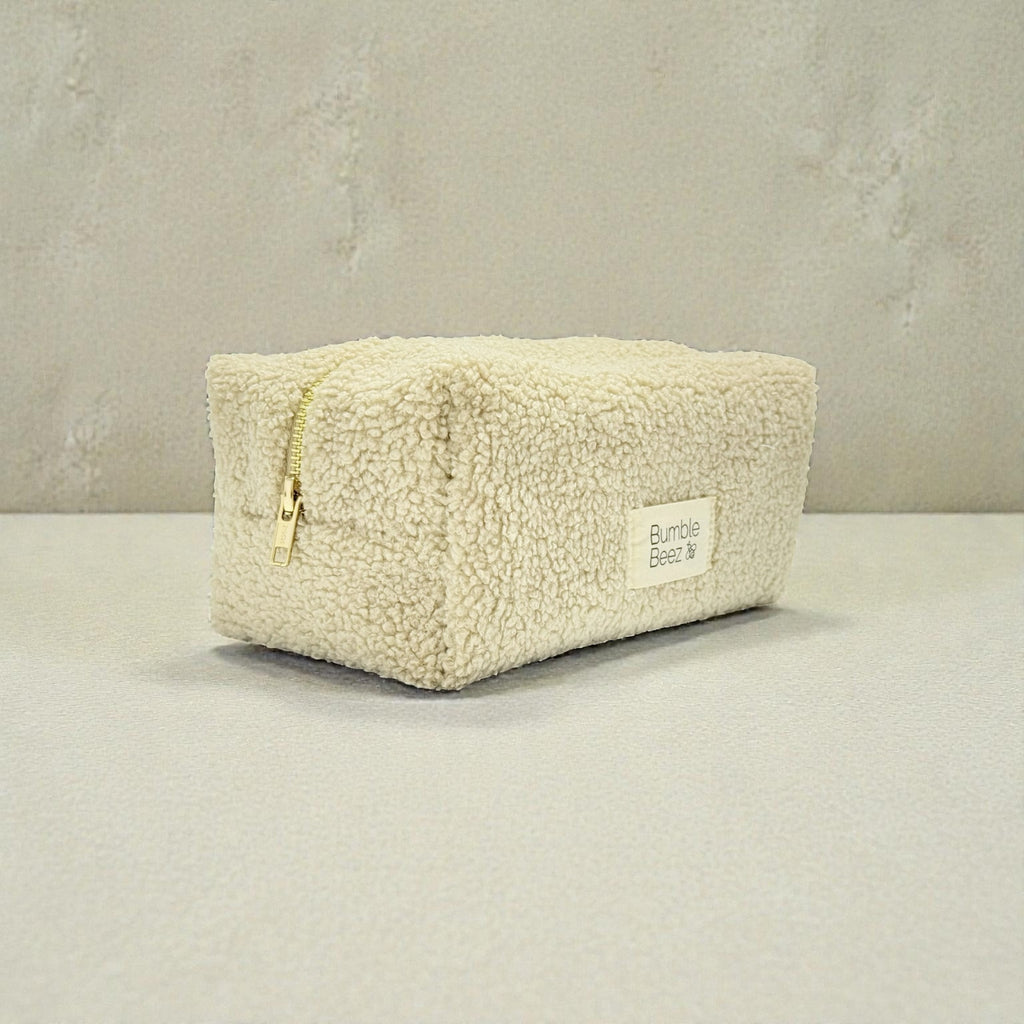 The Boucle Bathroom Bag
