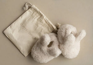 Boucle Bunny Booties - Oat