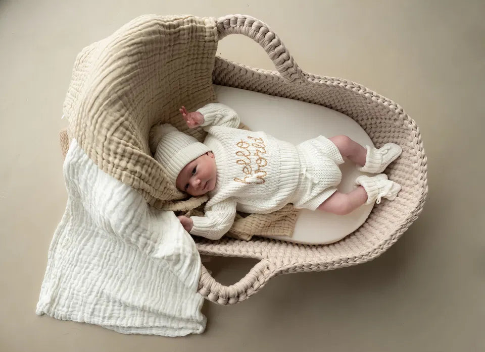 Hello World Outfit Set - Milk